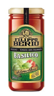 Molho Tomate Basílico Filippo Berio 340G