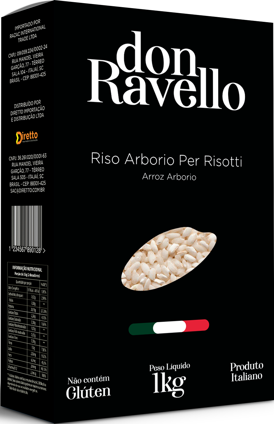 Arroz Arbório Don Ravello 1KG