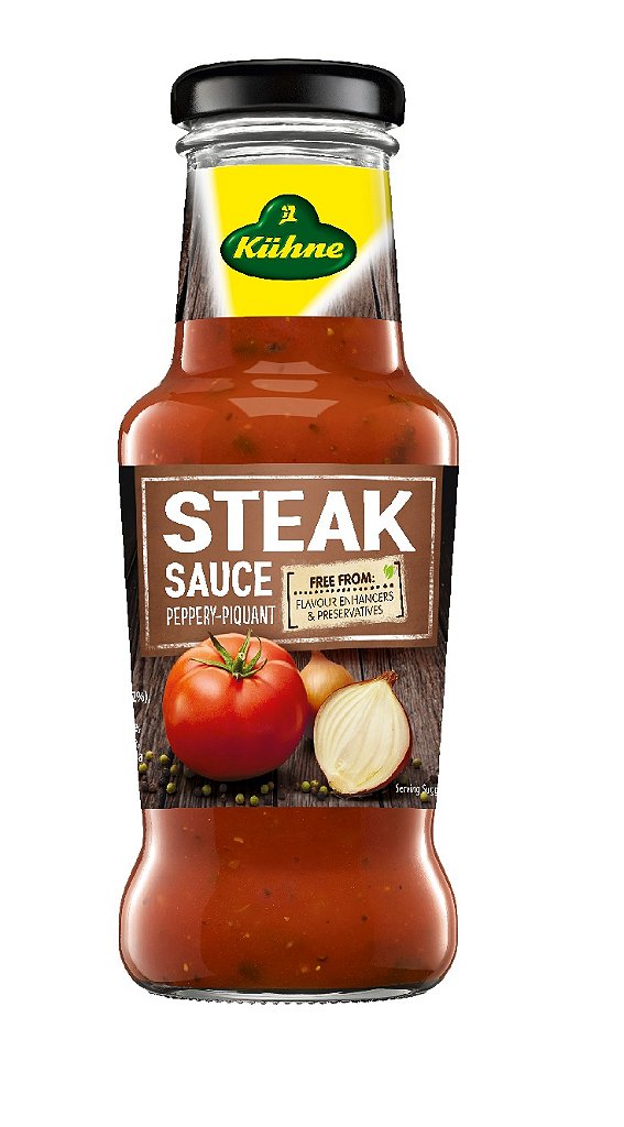 Molho Steak Sauce Kuhne 6X250ML