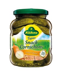 Picles Finos Fatiados Kuhne 330ML
