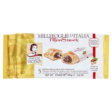 Biscoito Folhado Creme de Avelã Matilde Vicenzi 16X125G