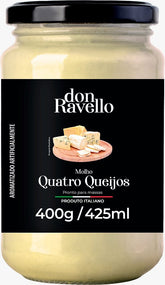 Molho Branco Quatro Queijos Don Ravello 400G